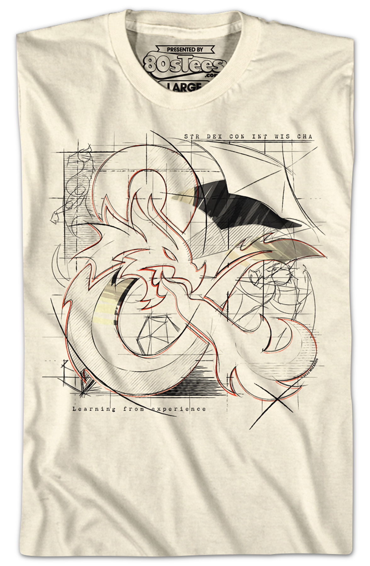 Logo Sketch Dungeons & Dragons T-Shirt