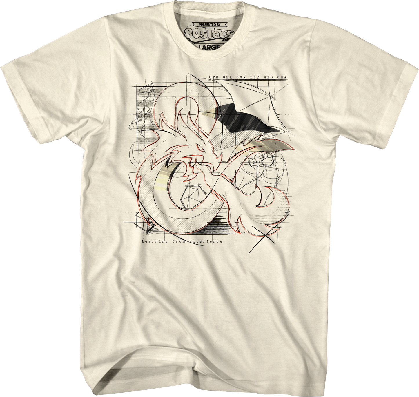 Logo Sketch Dungeons & Dragons T-Shirt