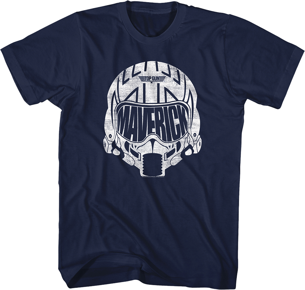 Maverick's Flight Helmet Top Gun T-Shirt
