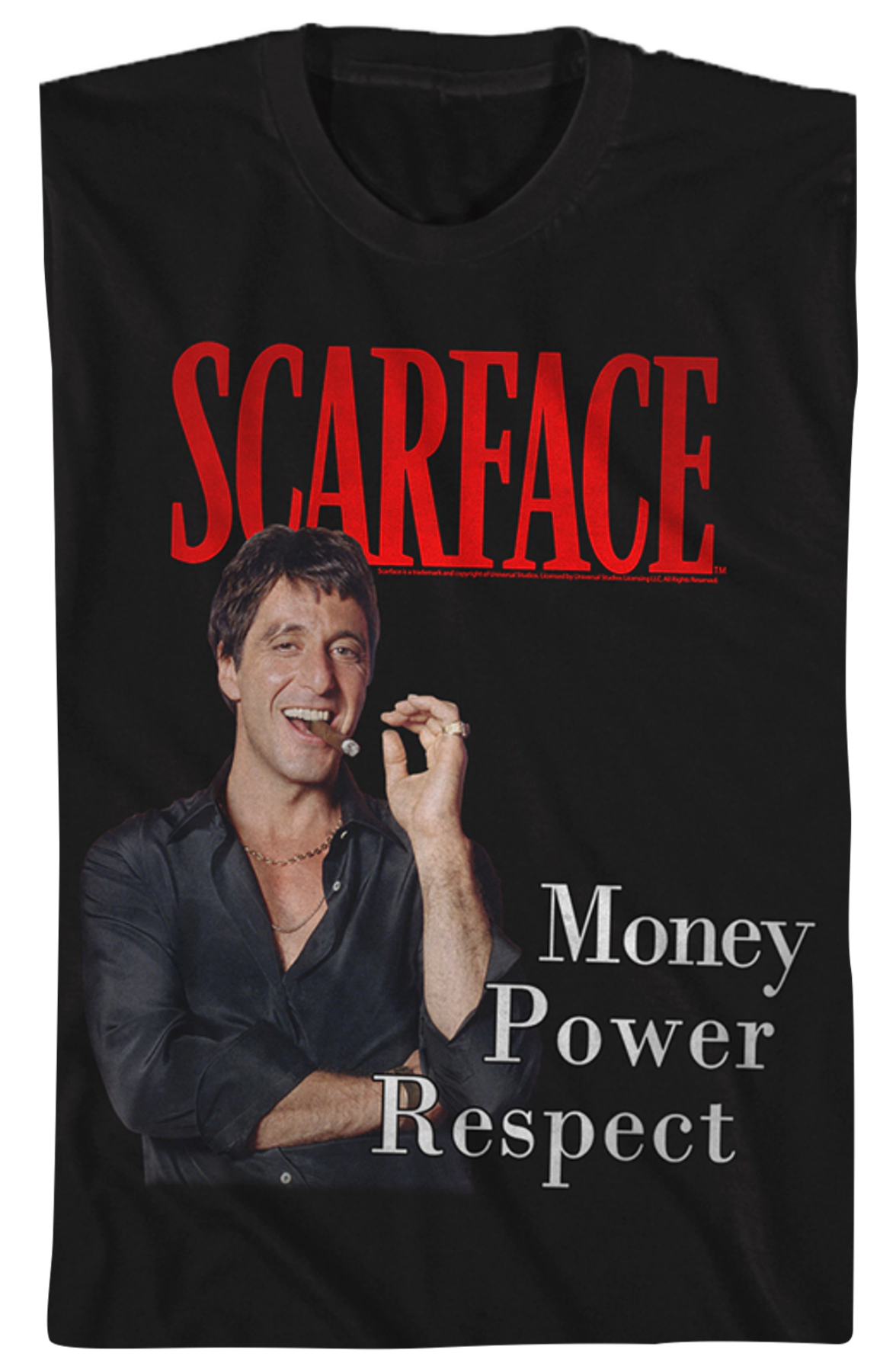 Money Power Respect Scarface T-Shirt