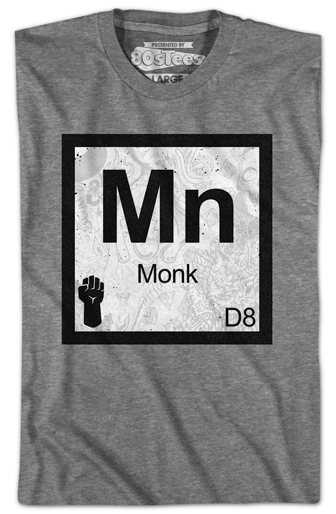 Monk Element Symbol Dungeons & Dragons T-Shirt