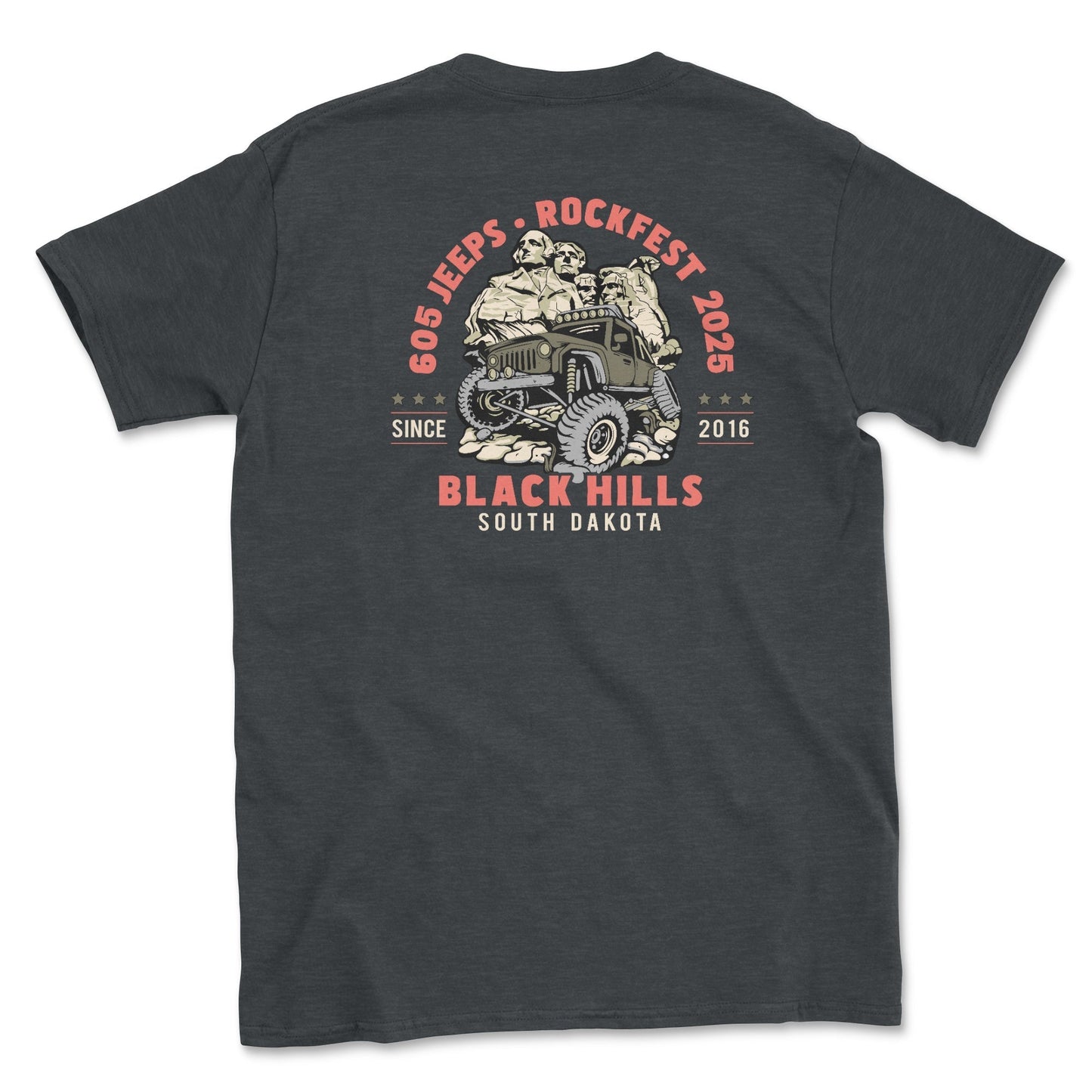 Rockfest 2025 "605 Jeeps Club" Event Tee