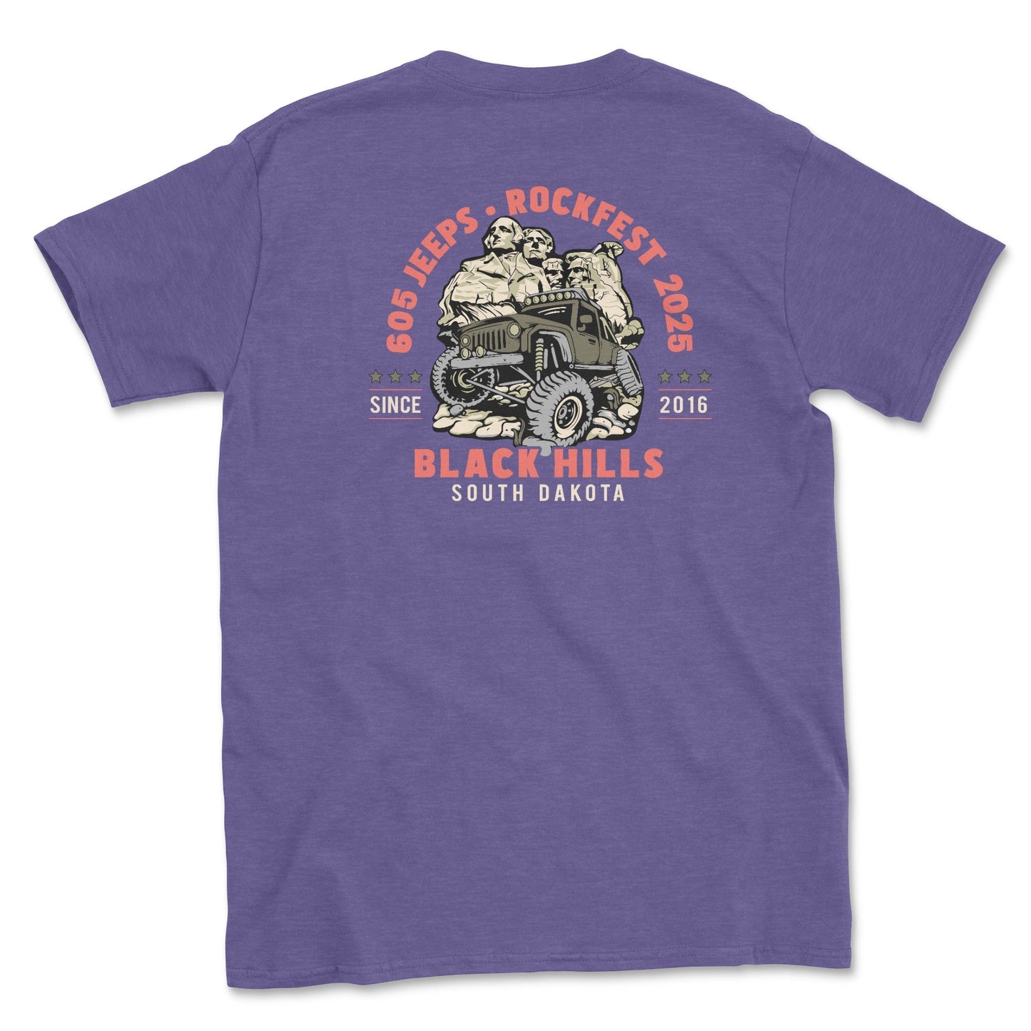 Rockfest 2025 "605 Jeeps Club" Event Tee