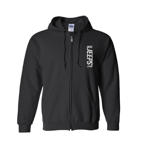 Rockfest 2025 "605 Jeeps Club" Zip-Up Hoodie