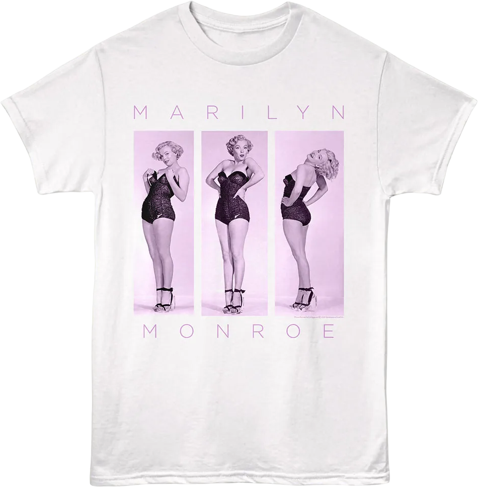 Swim Suit Panels Marilyn Monroe T-Shirt