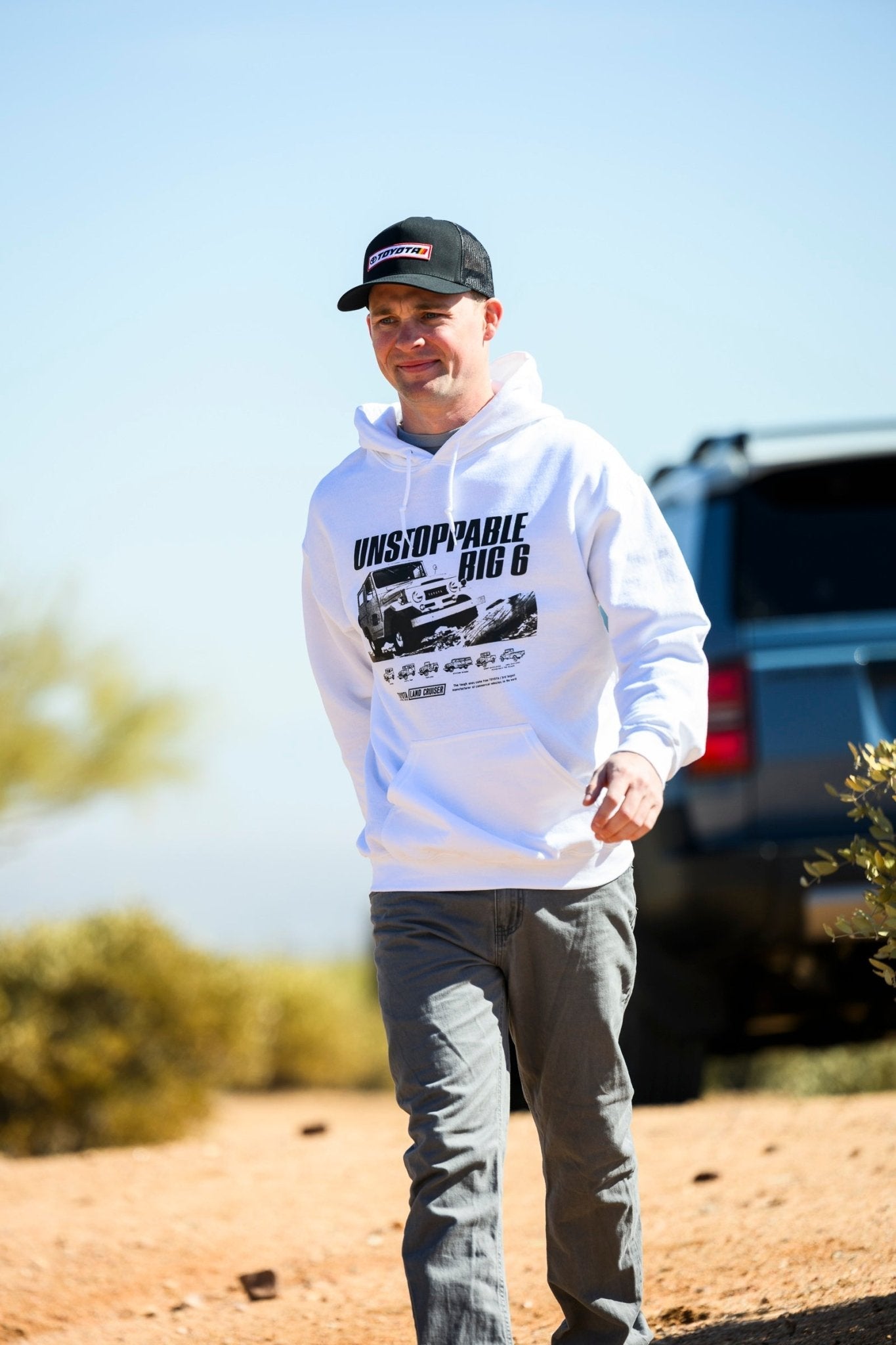 Toyota Land Cruiser Vintage Hoodie-4x4 Off Road Classic