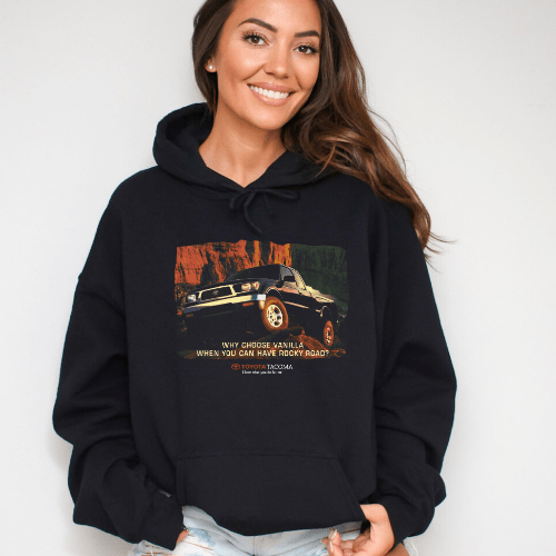 Toyota Tacoma Pick-Up Truck Retro Hoodie-Vintage Off Road