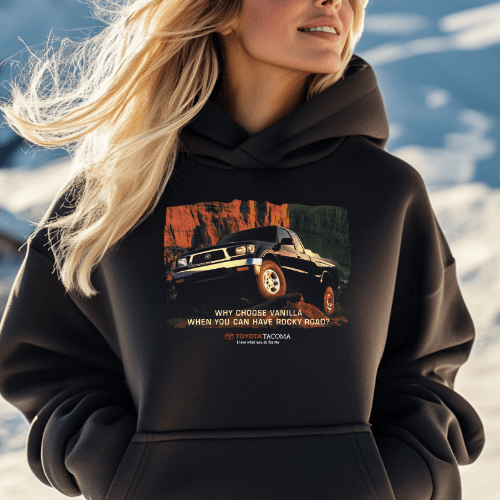 Toyota Tacoma Pick-Up Truck Retro Hoodie-Vintage Off Road