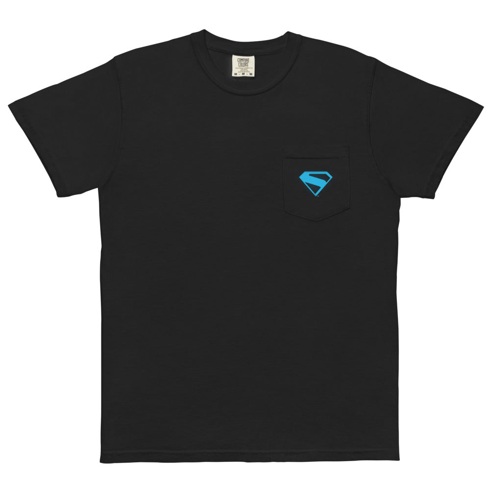 SUPERMAN (2025 Movie) "Look Up" Comfort Colors Pocket T-Shirt