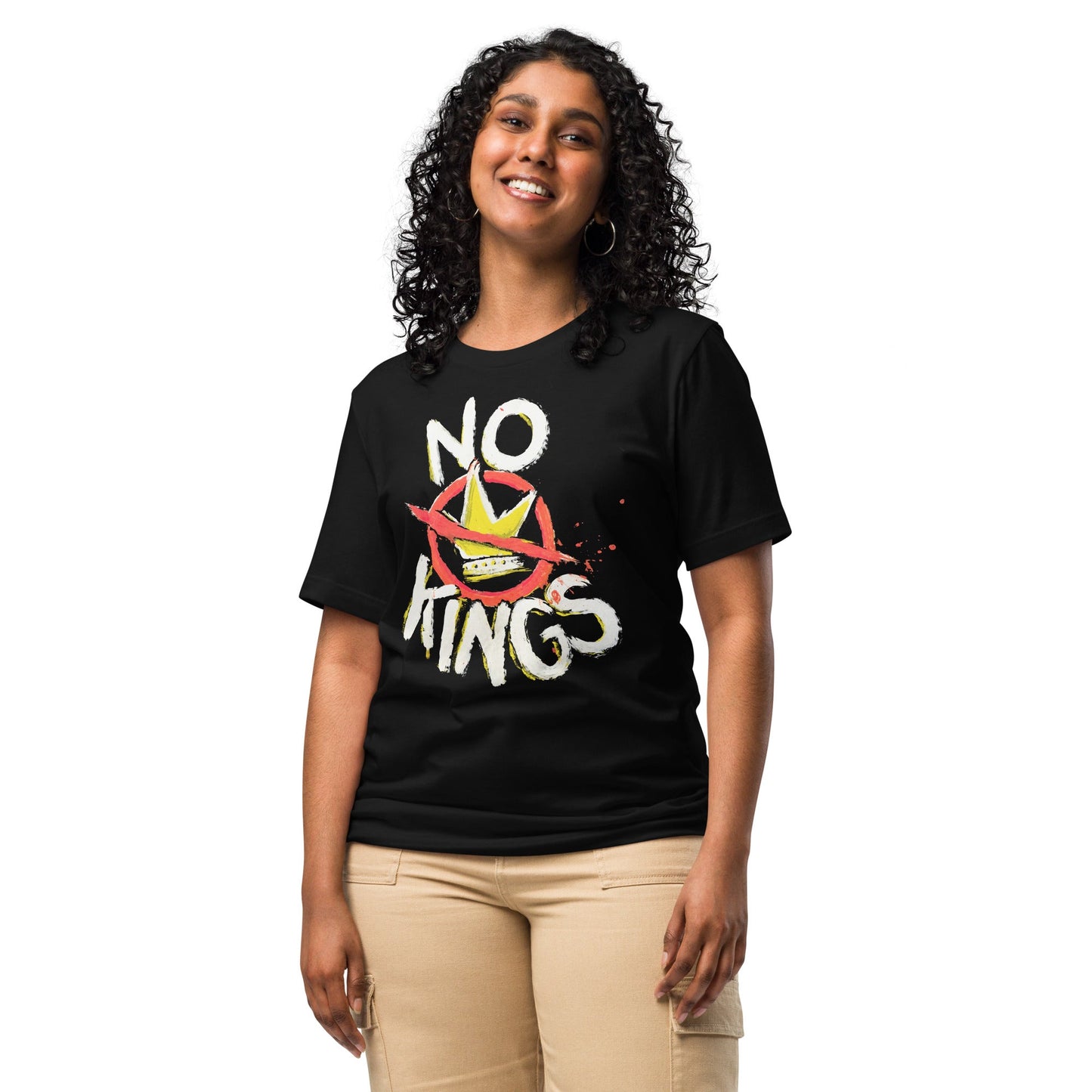 "No Kings" 100%Made in USA- Unisex t-shirt