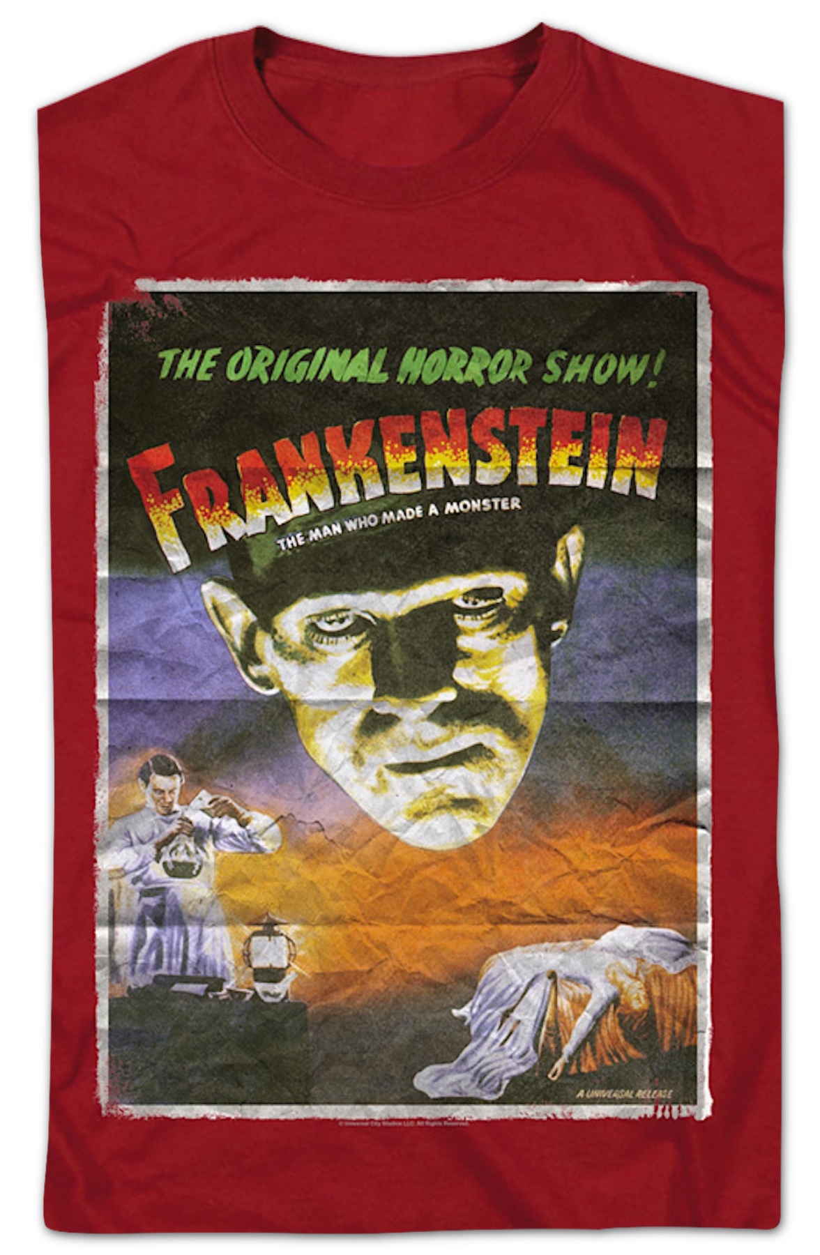Vintage Movie Poster Frankenstein T-Shirt