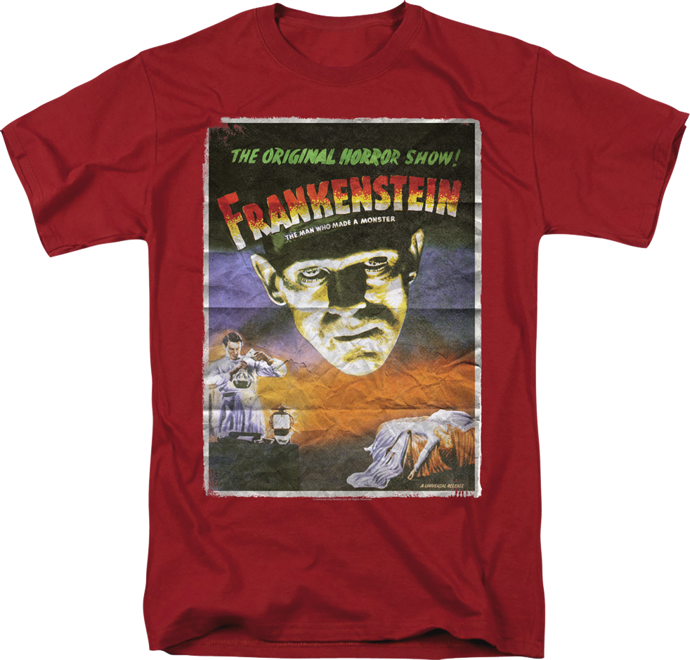 Vintage Movie Poster Frankenstein T-Shirt
