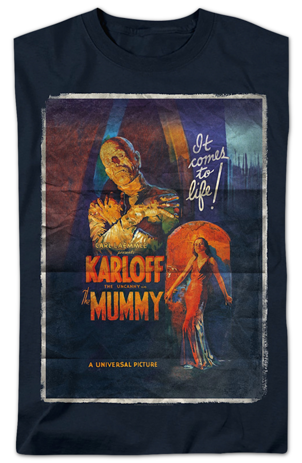 Vintage Movie Poster The Mummy T-Shirt