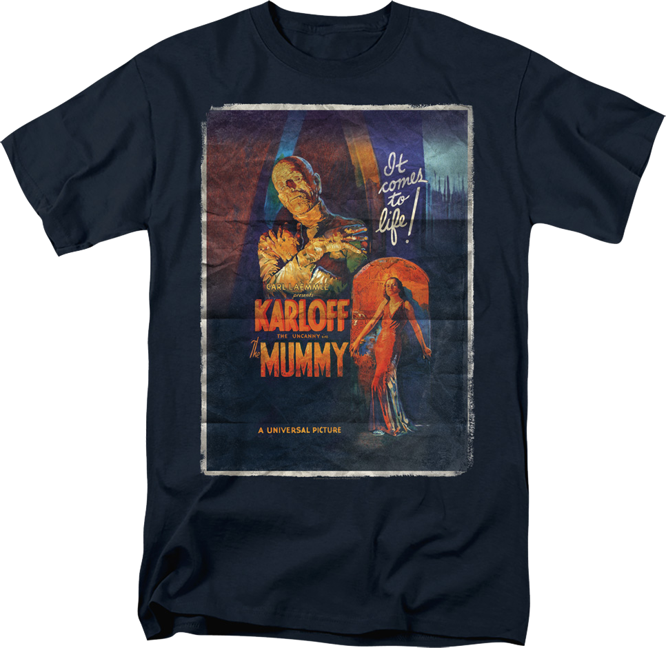 Vintage Movie Poster The Mummy T-Shirt