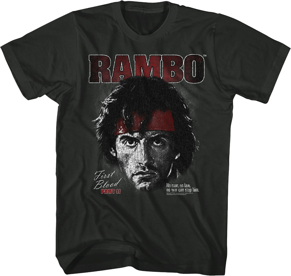 Vintage Portrait Rambo T-Shirt