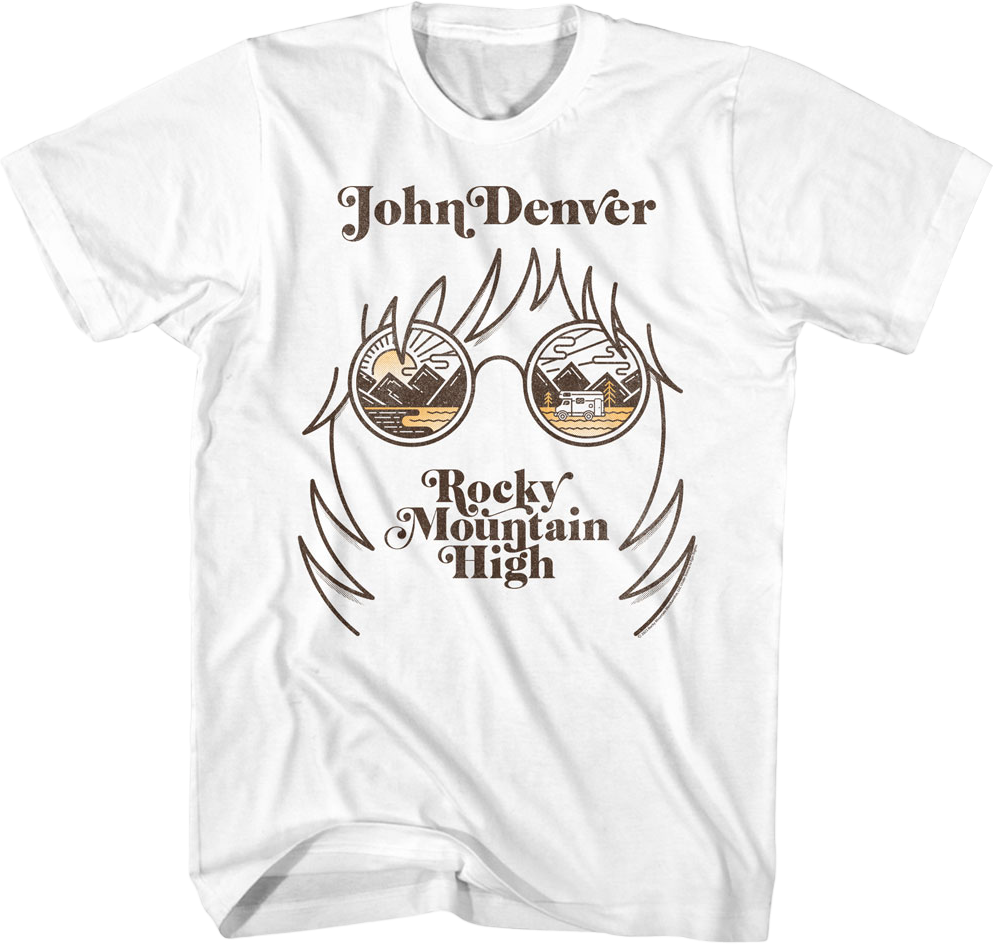 Vintage Rocky Mountain High John Denver T-Shirt
