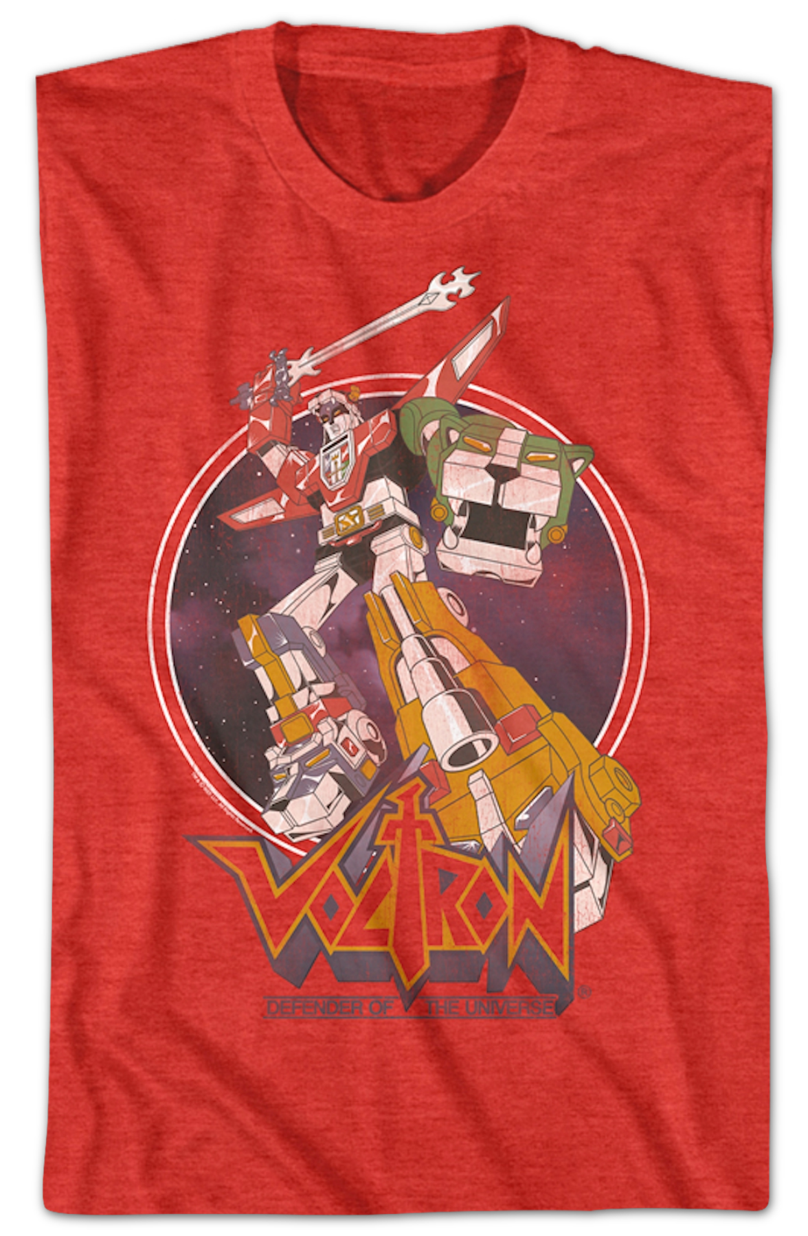 Vintage Space Circle Voltron T-Shirt
