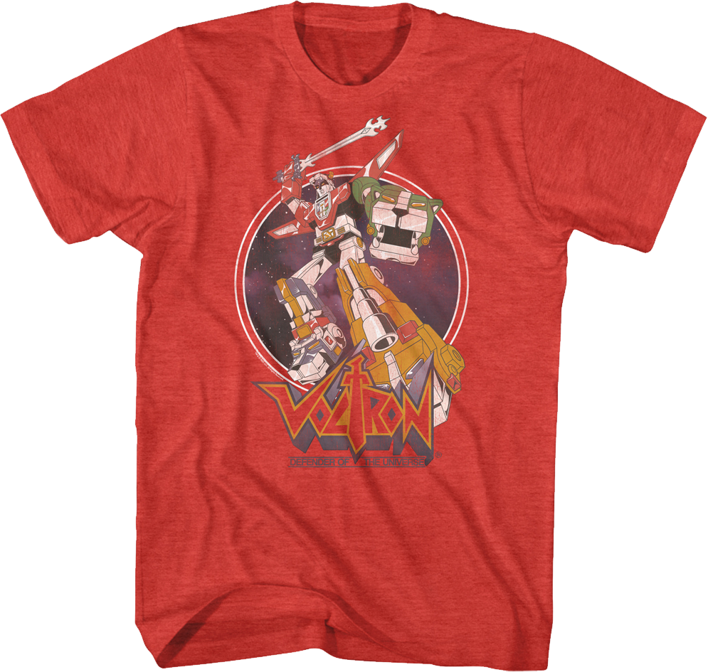 Vintage Space Circle Voltron T-Shirt