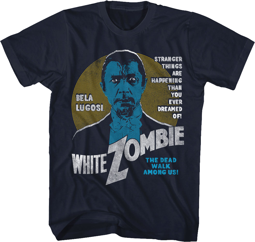 White Zombie Poster Bela Lugosi T-Shirt