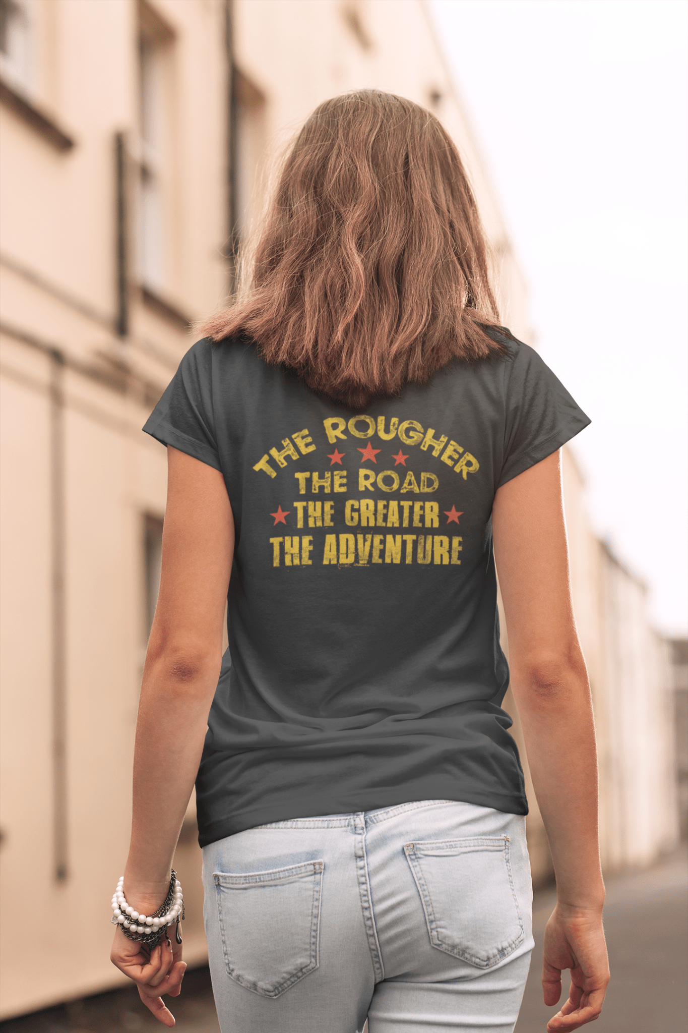 Women's The Rougher the Road Graphic Tee