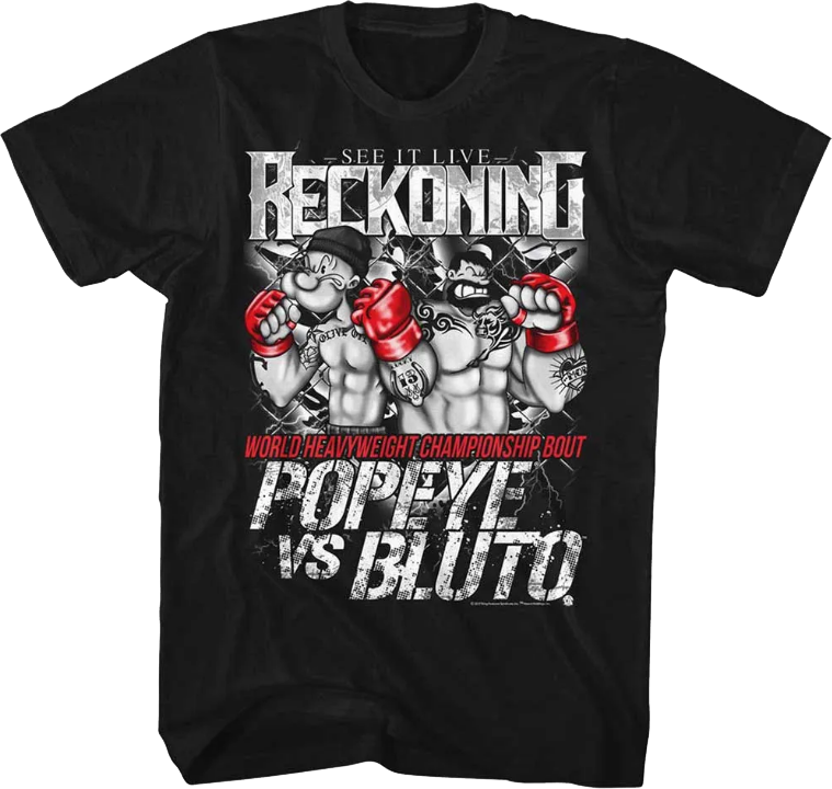 World Heavyweight Championship Bout Popeye T-Shirt
