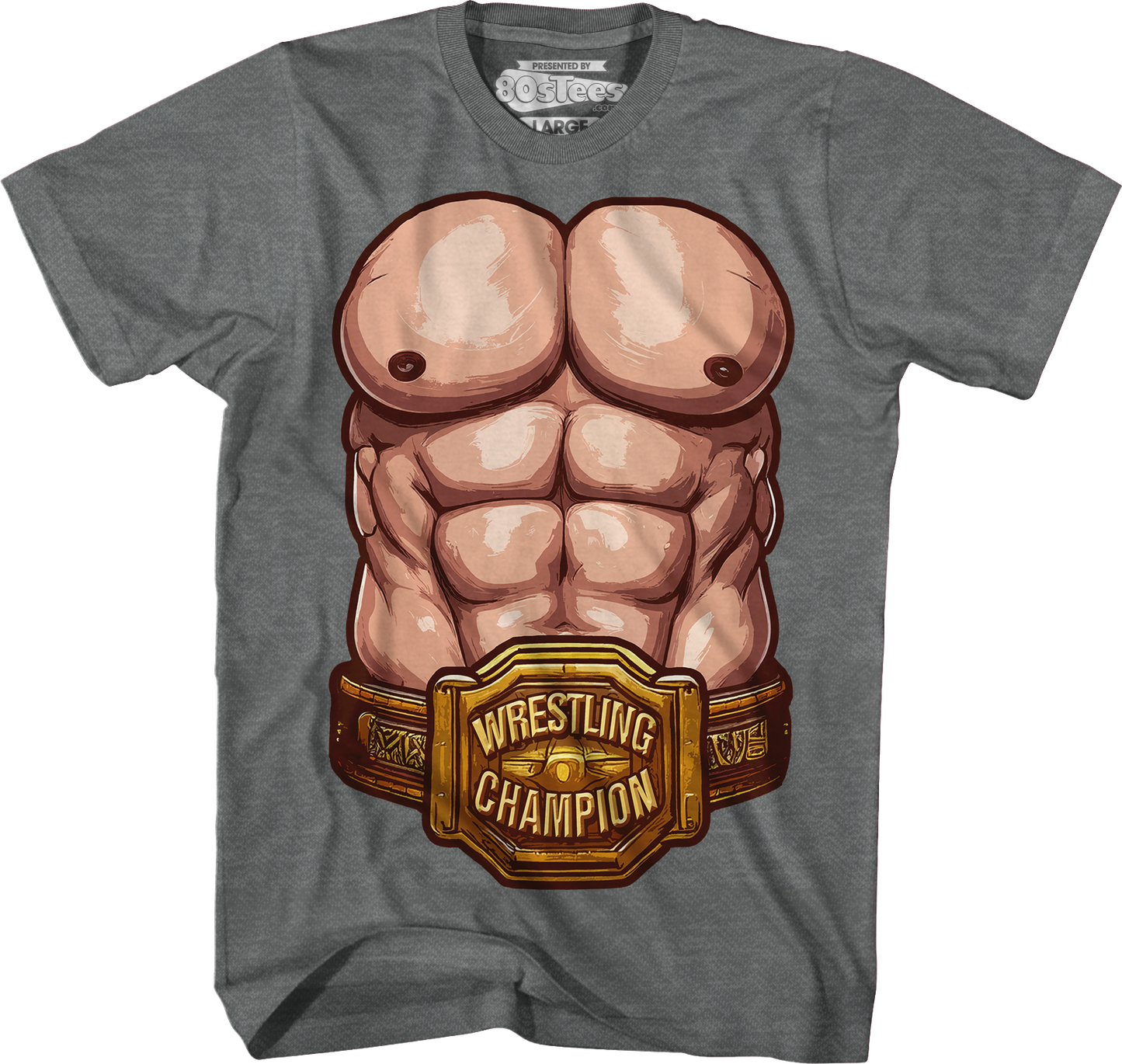 Wrestling Champion Abs T-Shirt