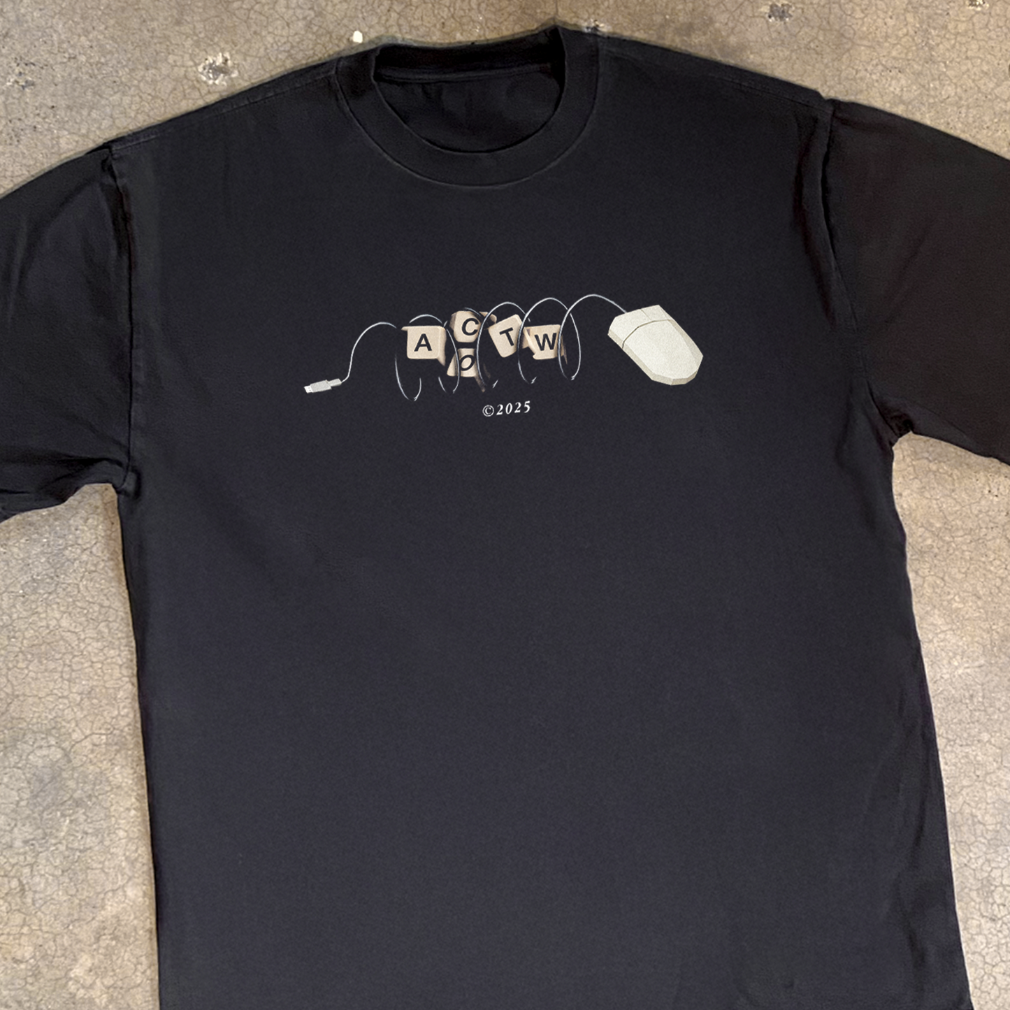 90s 'HP BRIO' RETRO COMPUTER HEAVY FADED TEE
