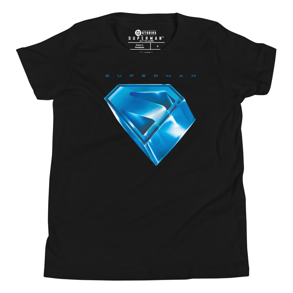 SUPERMAN (2025 Movie) Stylized S-Shield Kids T-Shirt