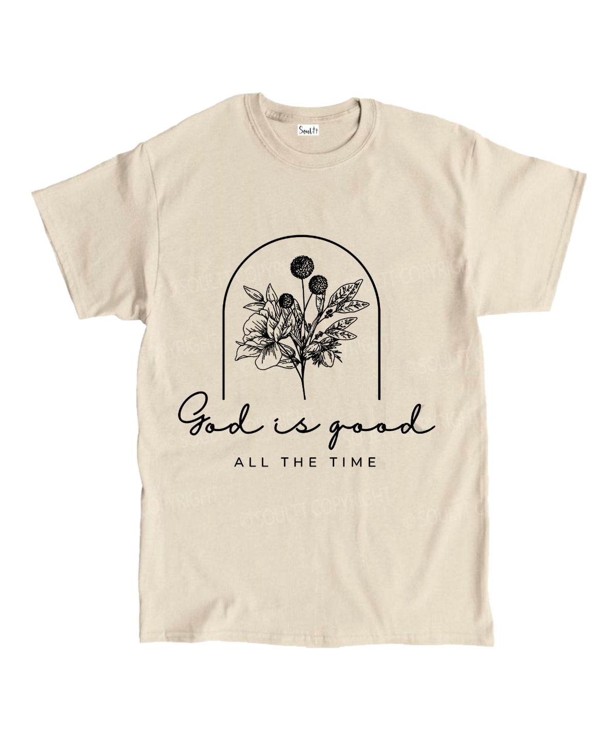 God Is Good Unisex Cotton Christian T-Shirt Style002