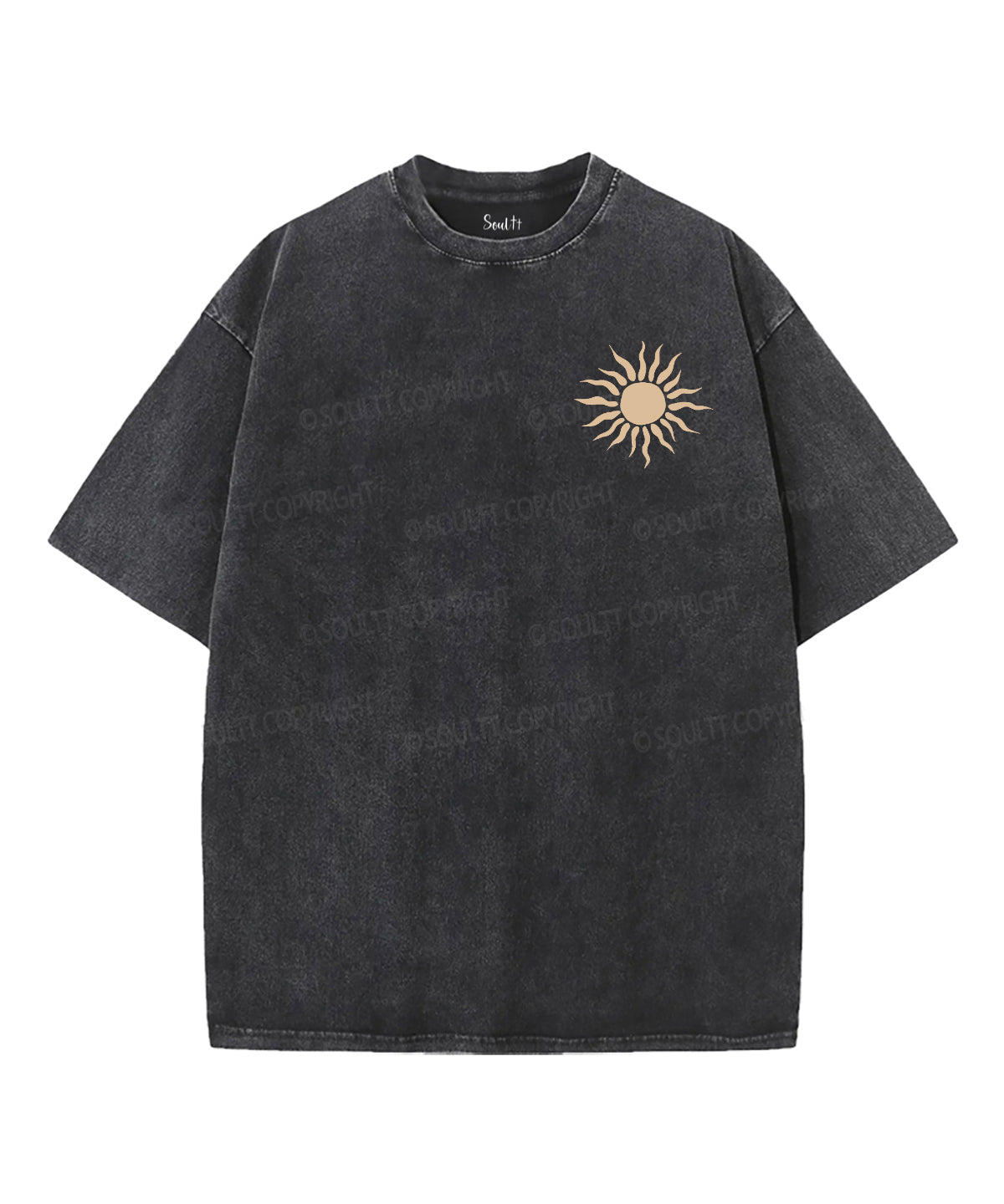 Consider The Wildflowers Double Sided Unisex Washed Christian T-shirt Style001