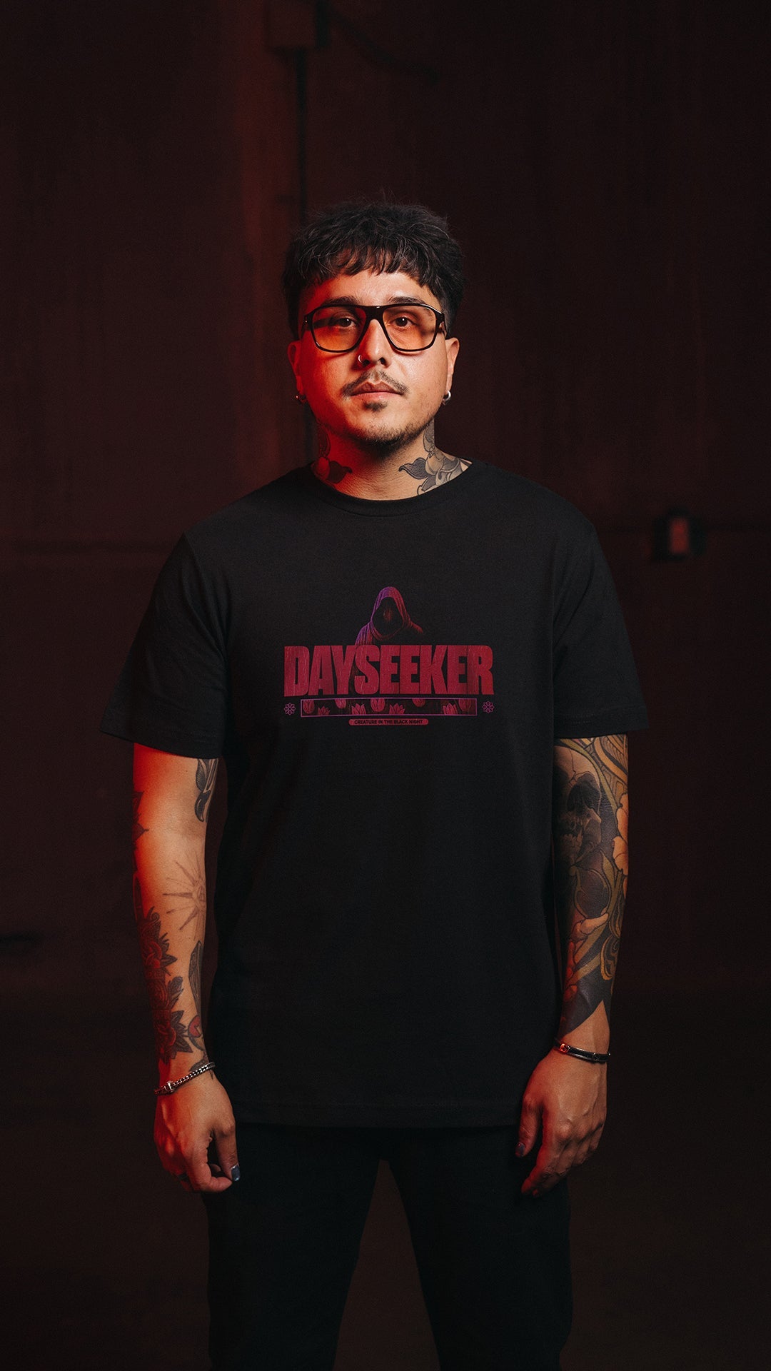 "Creature In The Black Night" T-Shirt