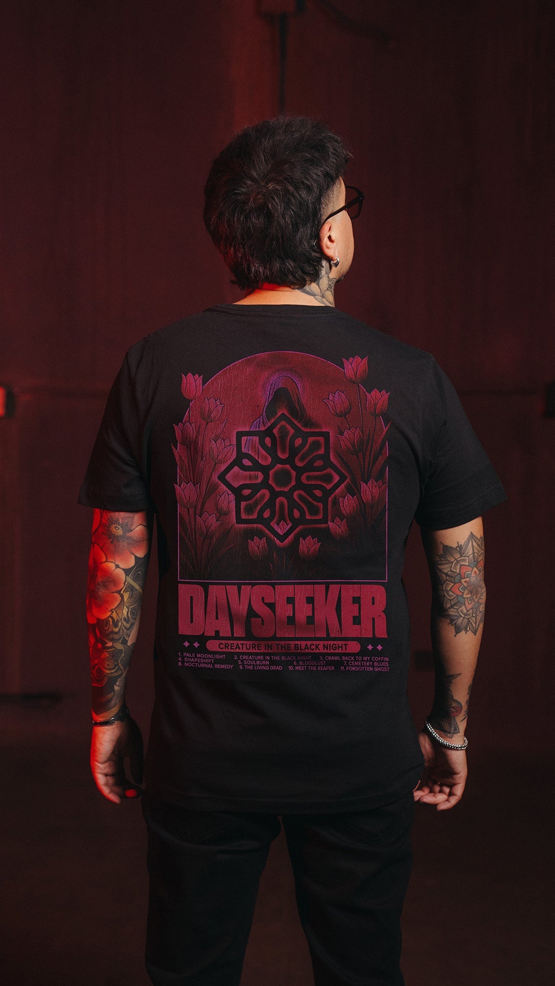 "Creature In The Black Night" T-Shirt