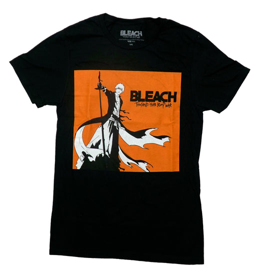 Bleach Mens T-Shirt - Thousand-Year B & W Ichigo with Sword