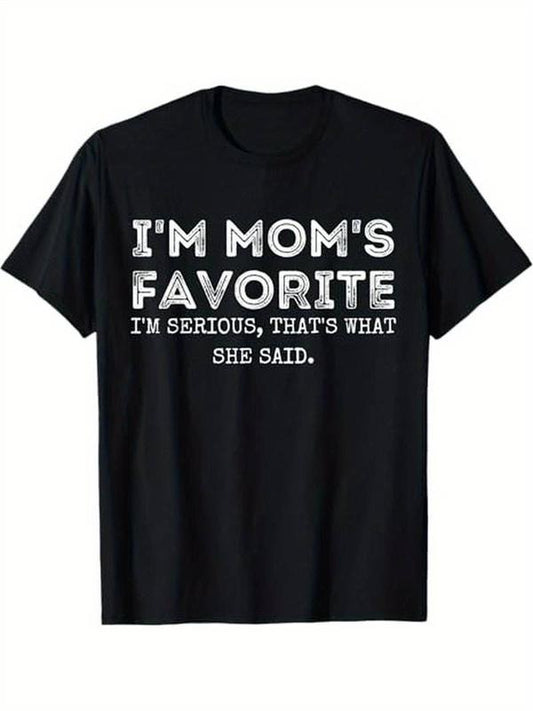 [100% Cotton] [Funny Mom's Favorite Tee] Funny That's What She Said T-Shirt - 100% Cotton