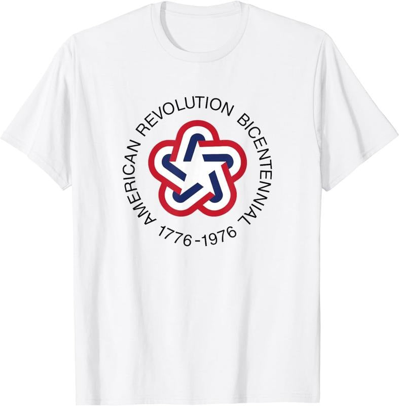 [100% Cotton] American Revolution Bicentennial 1776 - 1976 T-Shirt