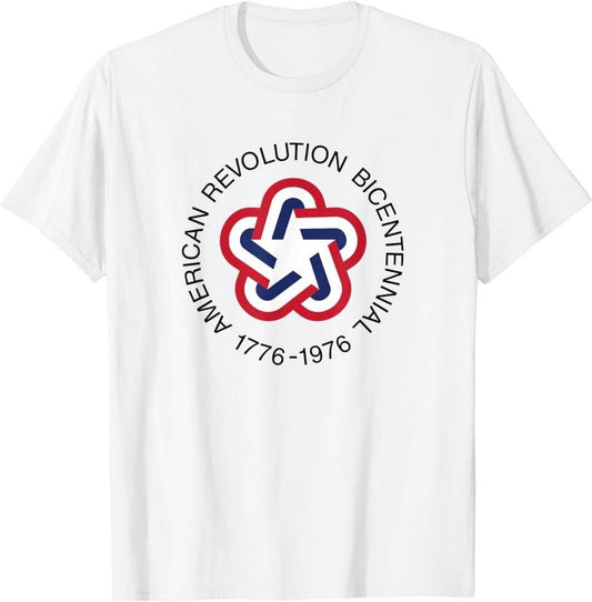 [100% Cotton] American Revolution Bicentennial 1776 - 1976 T-Shirt