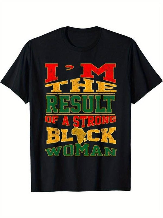 [100% Cotton] Black Women Support Black African American T-Shirt Art T-Shirt