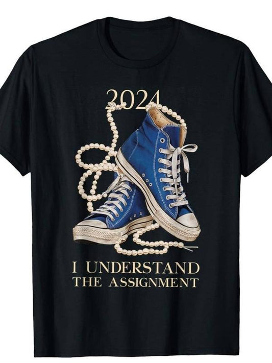 [100% Cotton] I Understand the Assignment Kamala Vote Blue Election 2025 T-Shirt