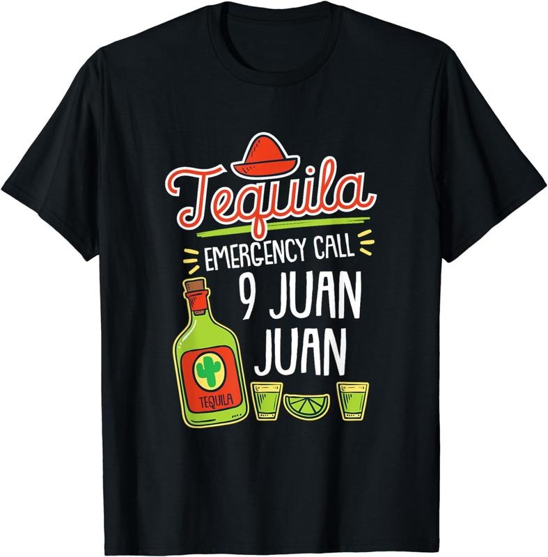 [100% Cotton]Tequila Emergency, Funny Tequila Shirt, Liquor T-Shirt