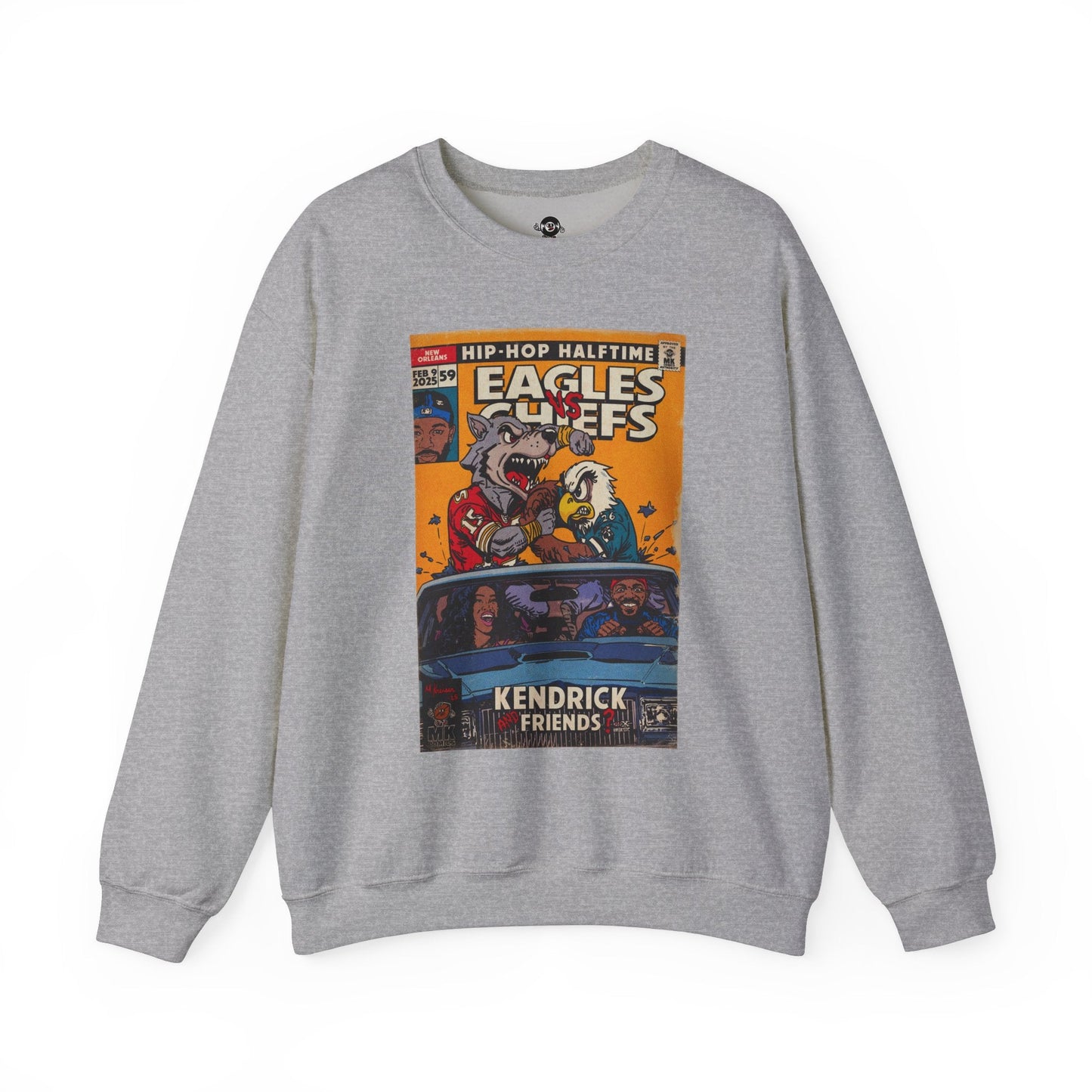 2025 Halftime - Eagles vs Chiefs - Unisex Heavy BlendÃ¢â€žÂ¢ Crewneck Sweatshirt