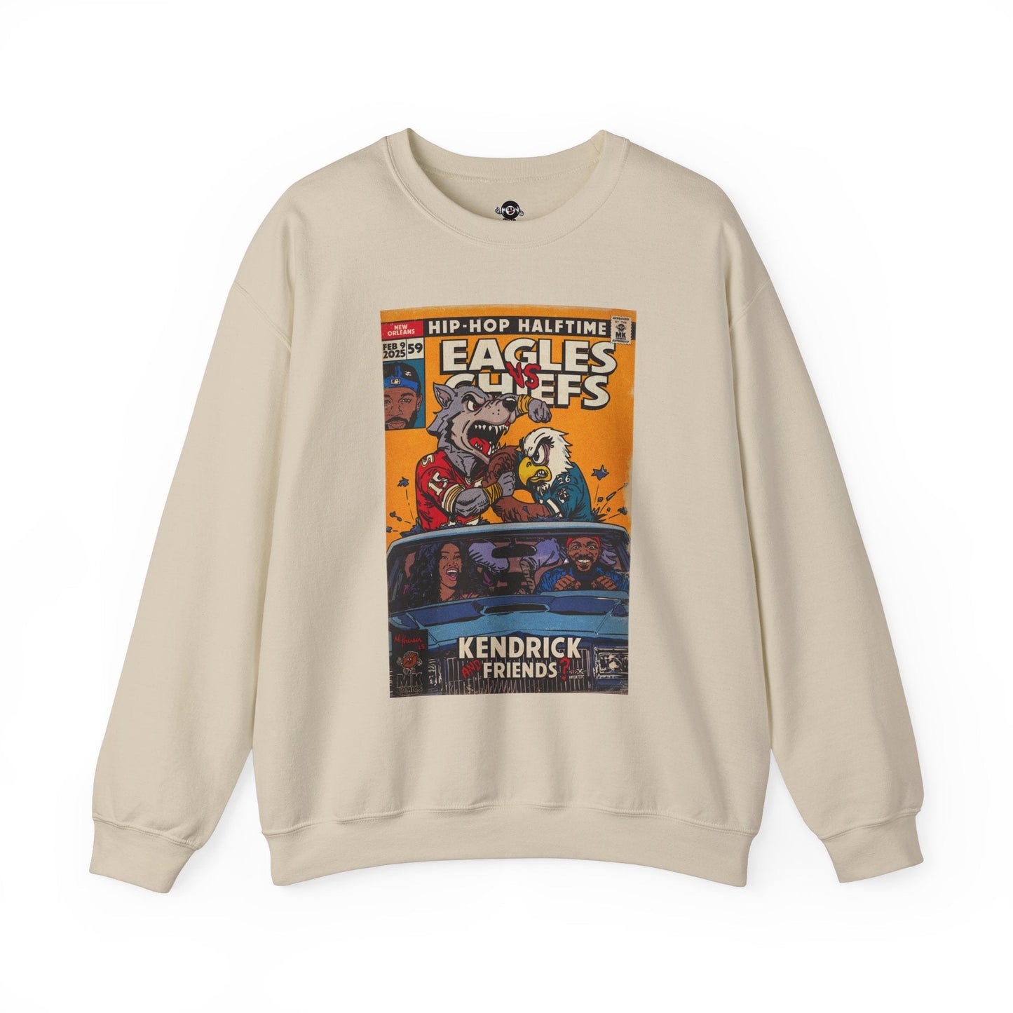 2025 Halftime - Eagles vs Chiefs - Unisex Heavy BlendÃ¢â€žÂ¢ Crewneck Sweatshirt