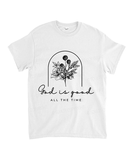 God Is Good Unisex Cotton Christian T-Shirt Style002