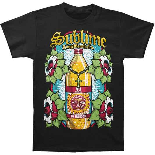 40 And Flowers Slim Fit T-shirt
