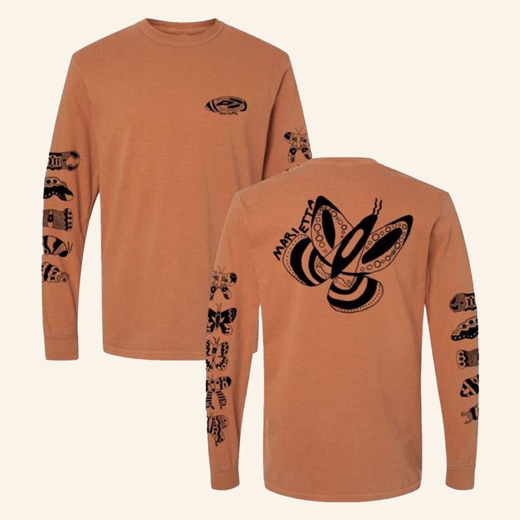 Merch In Merch Marietta Butterfly Long Sleeve T-Shirt Best Birthday Gift For Wife Hoodie, Sweatshirt | VibeTeeNation.com
