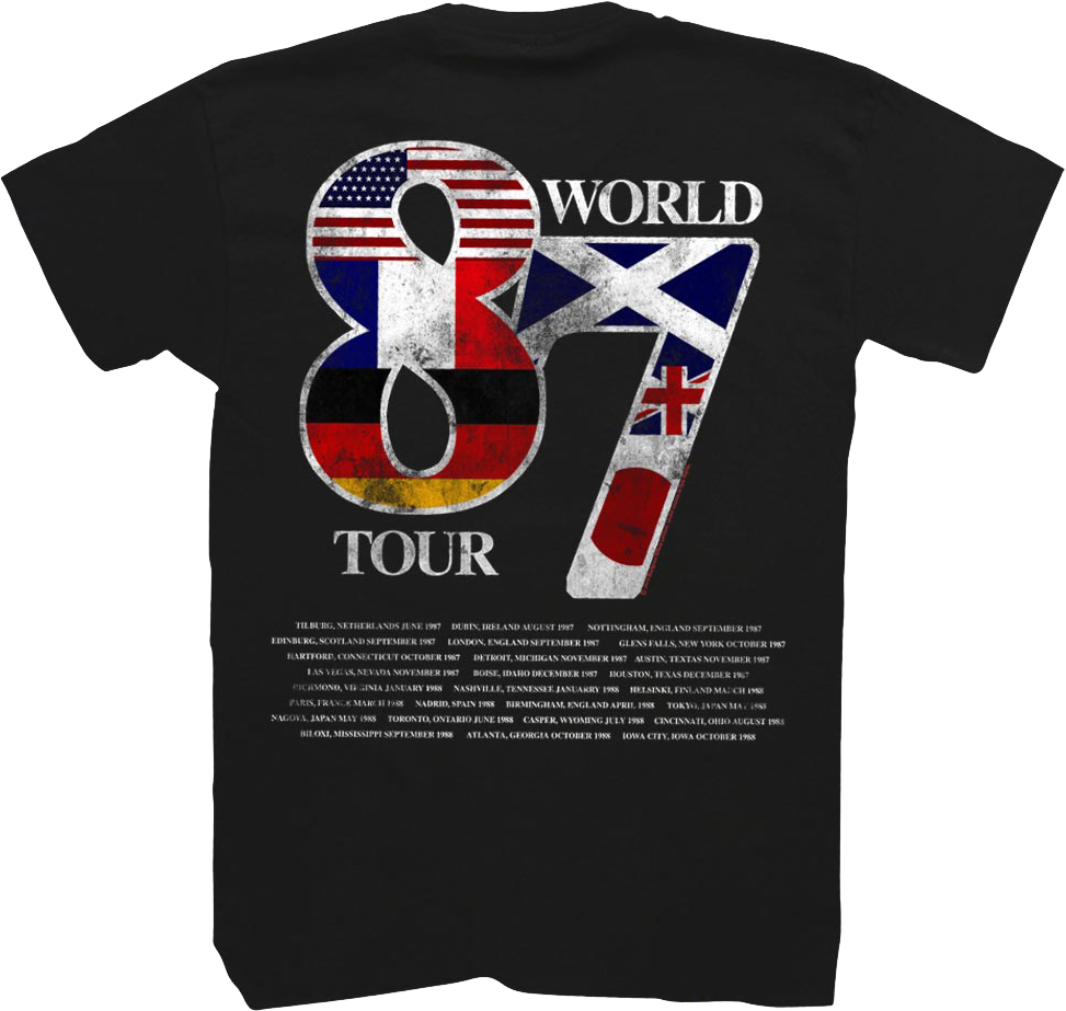 1987 World Tour Def Leppard T-Shirt