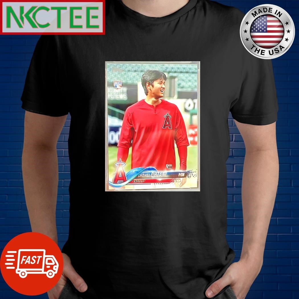 2018 Topps Update US1 Shohei Ohtani Warm-Up RC PSA 9 MINT SP Angels photo shirt