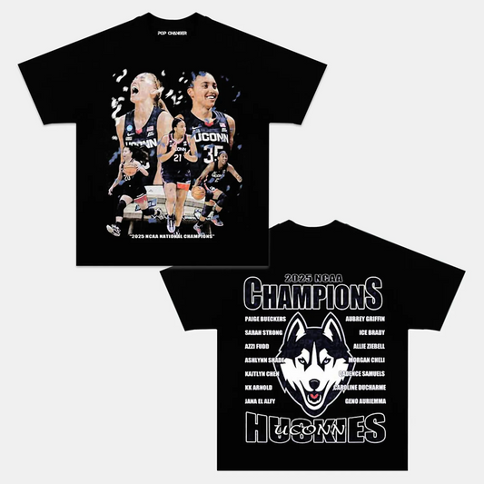 2025 NCAA CHAMPIONS UCONN TEE 1.0