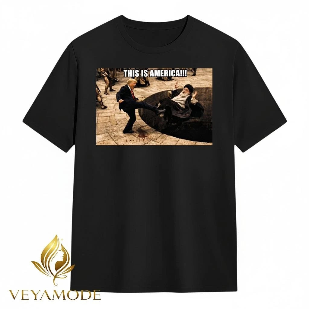 300 kick meme Ali Khamenei Trump tee
