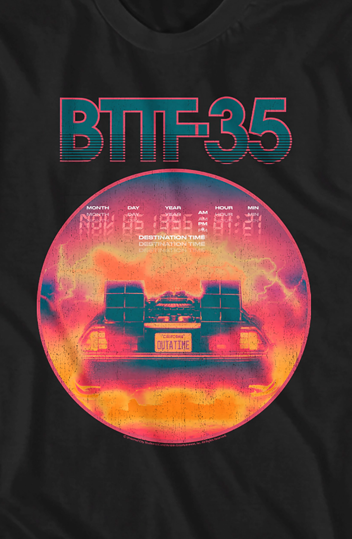 35th Anniversary Back To The Future T-Shirt