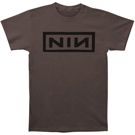 Black Logo On Charcoal Slim Fit T-shirt